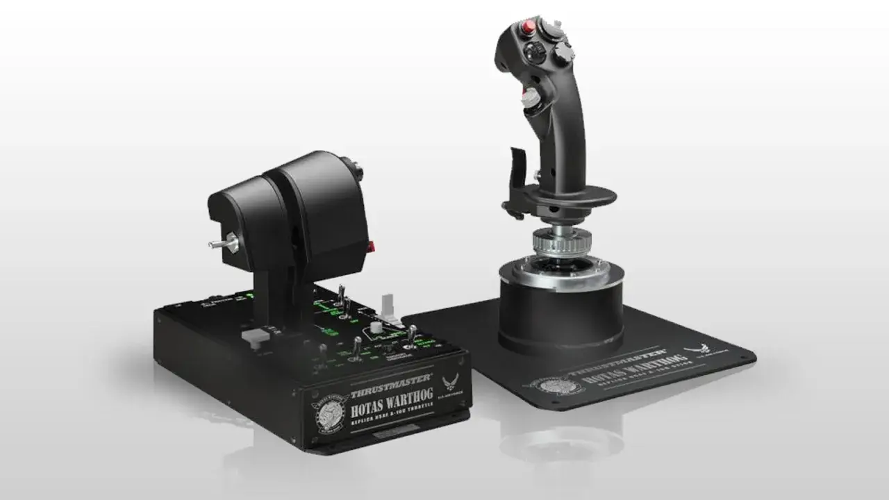 Zestaw HOTAS Warthog: joystick i przepustnica. To jest joystick co to za urządzenie do symulacji lotu.