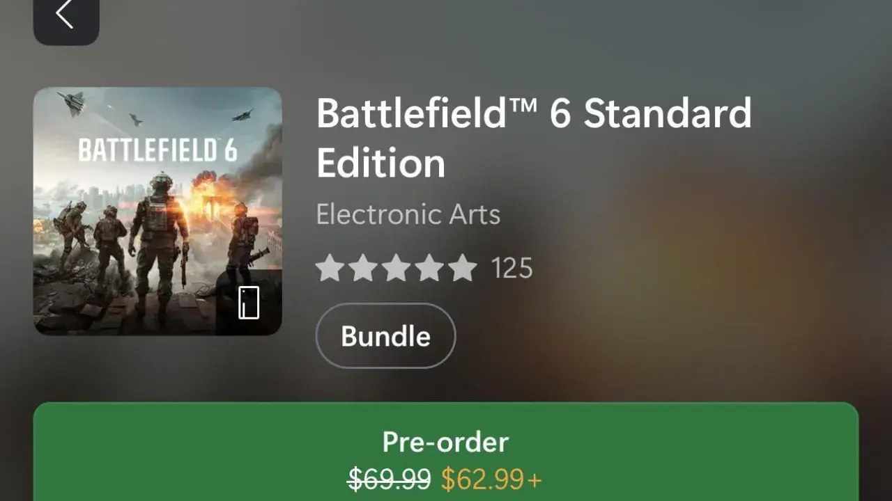 Battlefield 6 Standard Edition, dostępny w przedsprzedaży. Zdobądź ten tytuł z Game Pass!