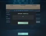 Jak skopiować celownik w Valorant? Okno "Import Profile" z kodem celownika i przyciskiem "OKAY".