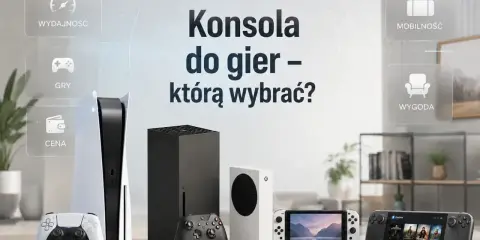 Konsola do gier – którą wybrać? PlayStation 5, Xbox Series X/S, Nintendo Switch i Steam Deck. Porównanie wydajności, gier, ceny, mobilności i wygody.