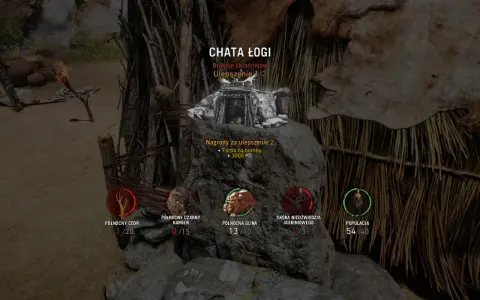 W grze Far Cry Primal ulepszasz chatę, zbierając północny cedr, kamień, glinę i skórę niedźwiedzia.
