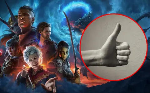 Postacie z Baldur's Gate III dają kciuk w górę.