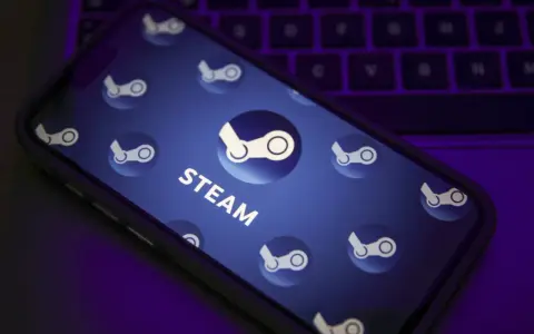 Telefon z ikonami Steam, gotowy na promocje.