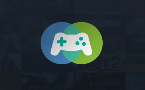 Ikona gamepada na tle okładek gier. Dowiedz się, jak udostępnić grę na Steam, aby dzielić się zabawą ze znajomymi.