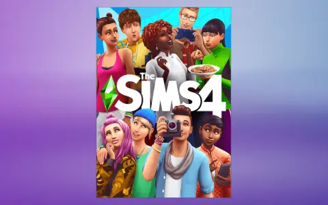 Grupa uśmiechniętych Simów pozuje do zdjęć. To okładka gry The Sims 4, która pokazuje, skąd pochodzi ta popularna seria gier.
