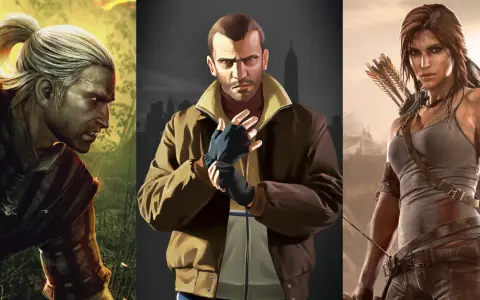 Geralt, Niko Bellic i Lara Croft – bohaterowie kultowych gier, które mogą działać nawet na słaby PC.