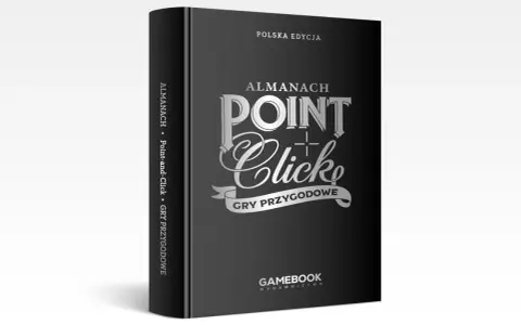 Okładka polskiej edycji "Almanachu Point-and-Click", przewodnika po grach przygodowych.