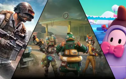 Gracze szukający gier podobnych do Fortnite znajdą tu żołnierza z bronią, postacie z kreskówkowymi zwierzętami i kolorowego stworka w balonie.