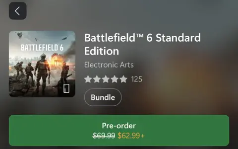 Battlefield 6 Standard Edition, dostępny w przedsprzedaży. Zdobądź ten tytuł z Game Pass!