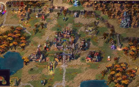 Strategia fantasy z widokiem z góry, gdzie budujesz miasto i prowadzisz armię. Słychać pieśni podboju!