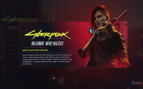 Cyberpunk 2077: Widmo wolności. Kobieta z bronią w futurystycznym świecie, gotowa na przygodę.