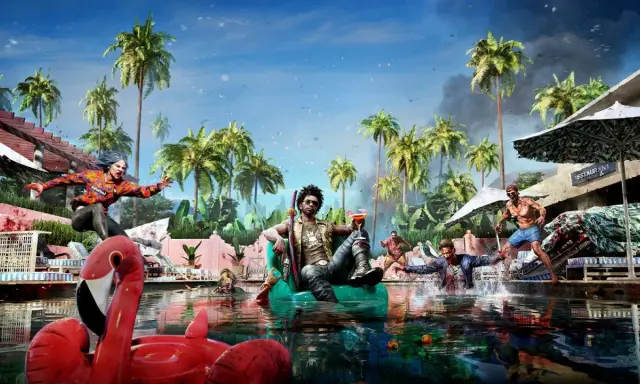 Zombiak w basenie, tropikalny raj zniszczony przez apokalipsę. Sprawdź Dead Island 2 wymagania, by przetrwać tę imprezę.