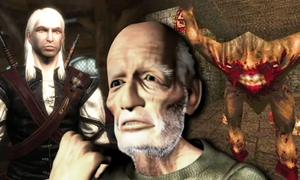 Wspomnienia z dzieciństwa: Geralt z Rivii i przerażający potwór z gry.