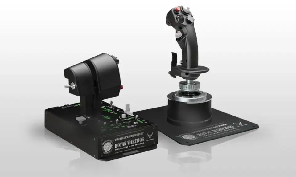 Zestaw HOTAS Warthog: joystick i przepustnica. To jest joystick co to za urządzenie do symulacji lotu.