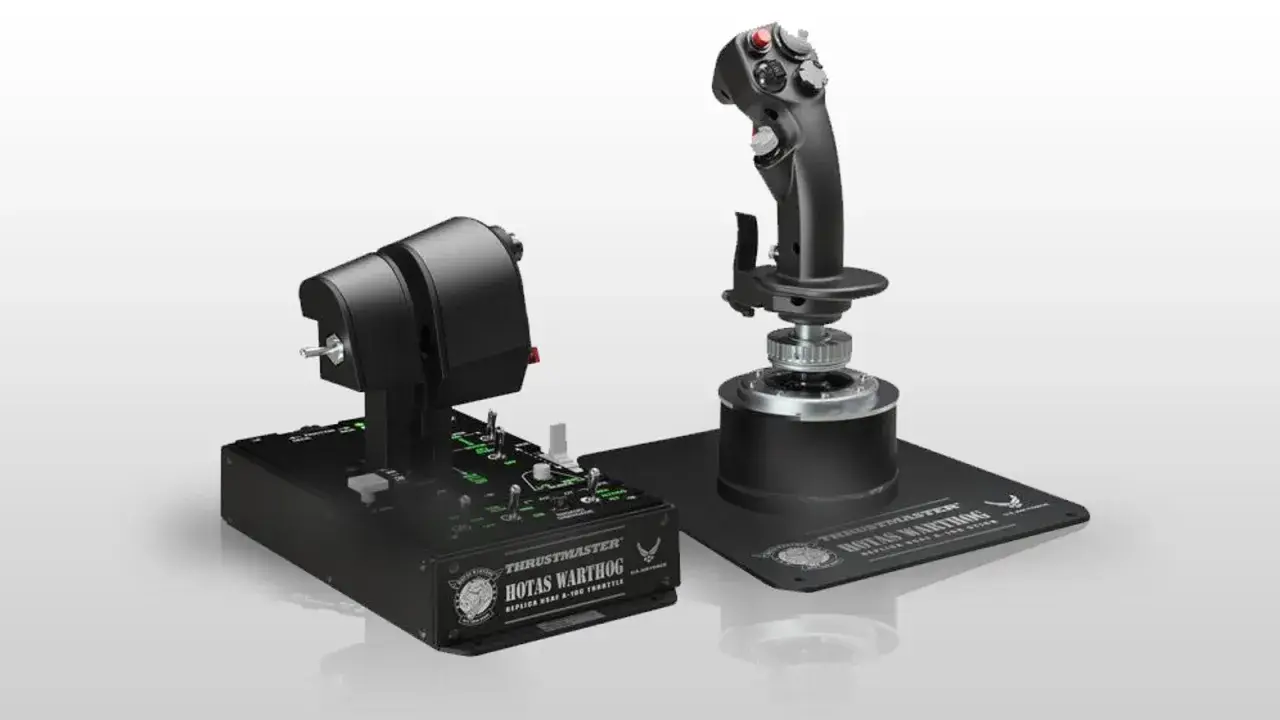 Zestaw HOTAS Warthog: joystick i przepustnica. To jest joystick co to za urządzenie do symulacji lotu.